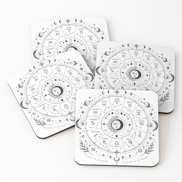 Item preview, Zodiac Birth Chart Cosmic Astrology Design designed and sold by A Light Worker.