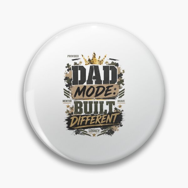Item preview, Dad Mode: Built Different Crown Design designed and sold by ostenlee.