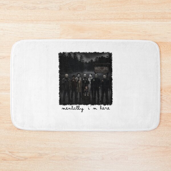 Item preview, Mentally I’m Here Horror Icons at Camp Crystal Lake designed and sold by thefirstbroo.