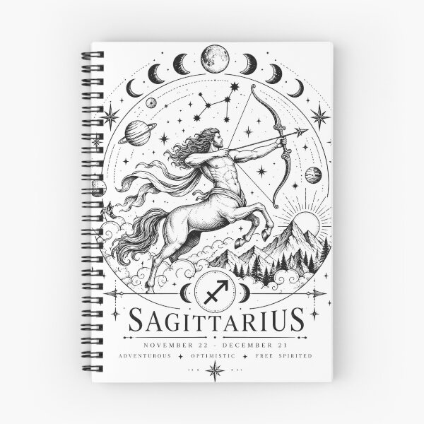 Item preview, Sagittarius Zodiac Symbol Cosmic Design designed and sold by A Light Worker.