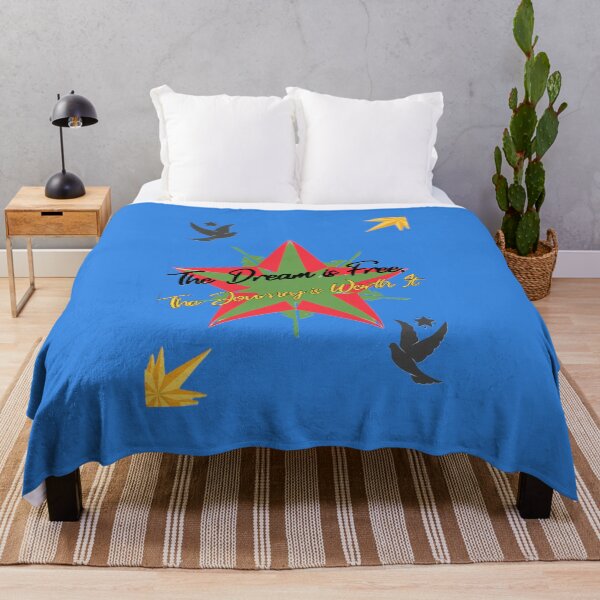 Item preview, The Dream Is Free The Journey Is Worth It Typography designed and sold by zaoroo shop.