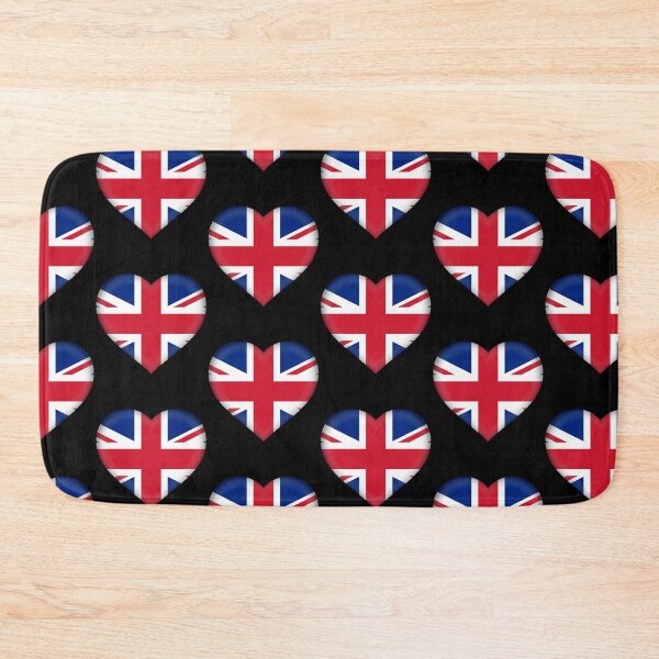 Item preview, United Kingdom Flag Heart 3D British Love Gift Design designed and sold by yazdogs.