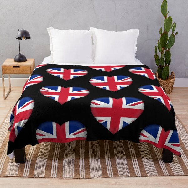 Item preview, United Kingdom Flag Heart 3D British Love Gift Design designed and sold by yazdogs.
