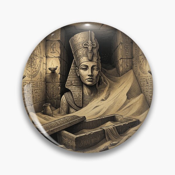 Item preview, The Forgotten Queen Ancient Egyptian  Aesthetic Vintage Art designed and sold by KaBaRen.