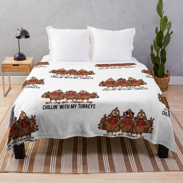 Item preview, Chillin' with My Turkeys Thanksgiving Fun designed and sold by Mind-Drift.