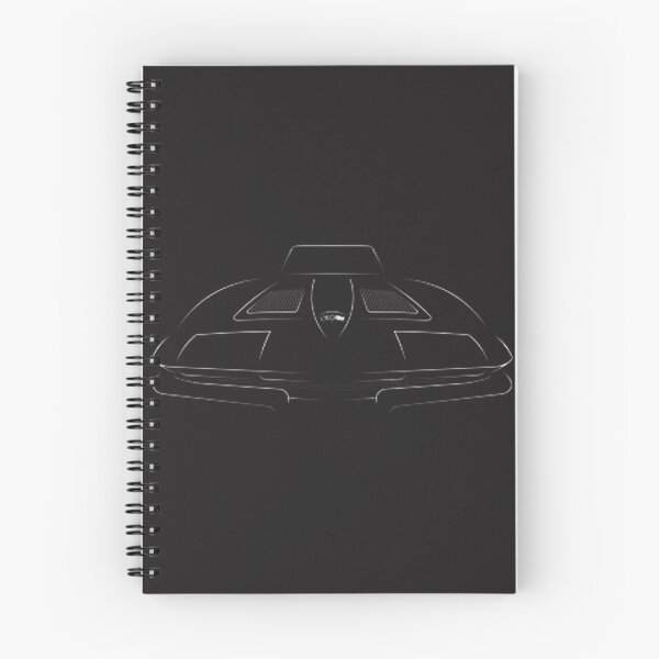 Item preview, Classic American Muscle Sports Car Front Stencil White Silhouette - Retro Vintage Automotive Line Art Graphic | Best Buy designed and sold by Mbarak Nafa.