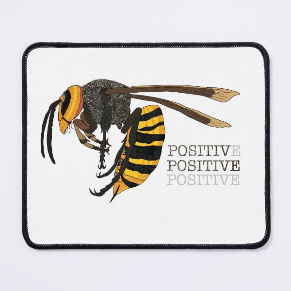Item preview, Be Positive Bee Motivational Quote designed and sold by 2HPENCIL.