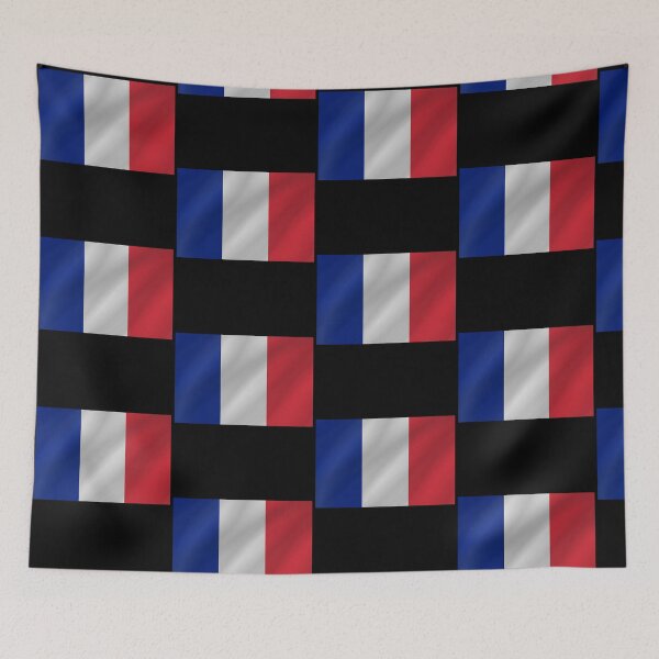 Item preview, French Flag Wave France Pride Design designed and sold by yazdogs.