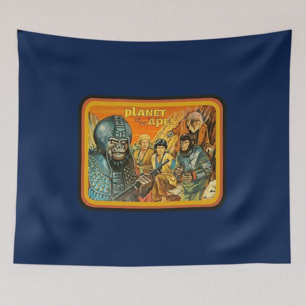 Item preview, Retro Planet Primate Adventure designed and sold by Reefmonkeyy.