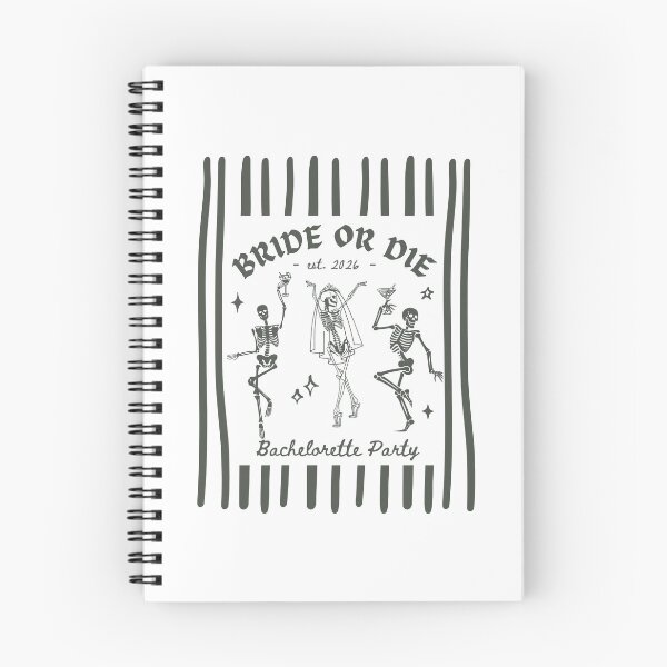 Item preview, Bride or Die Bachelorette Skeleton Party designed and sold by ostenlee.