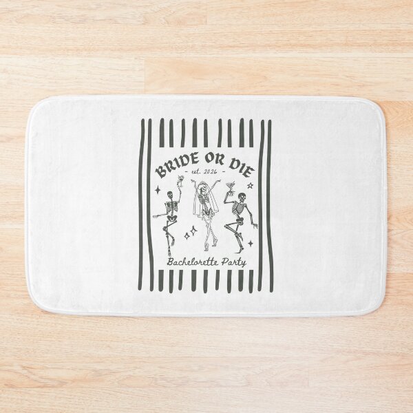 Item preview, Bride or Die Bachelorette Skeleton Party designed and sold by ostenlee.