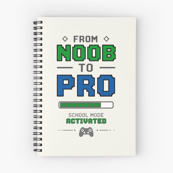 Item preview, From Noob to Pro School Gamer Shirt designed and sold by RandaPalette.