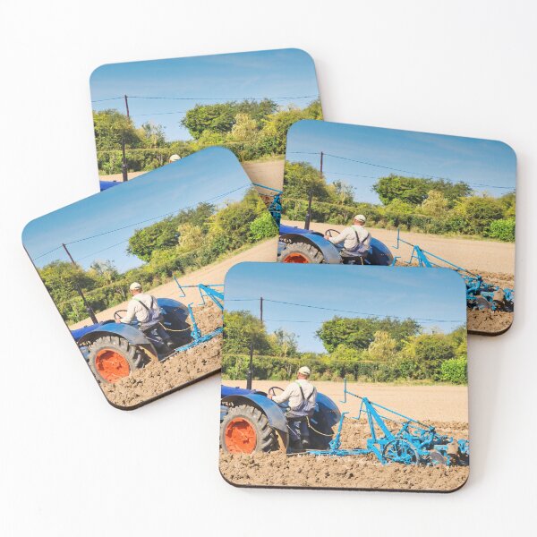 Item preview, Vintage tractor ploughing designed and sold by JEZ22.