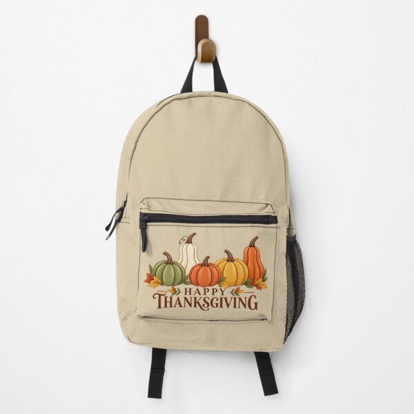 Item preview, Happy Thanksgiving Pumpkins – Cozy Autumn Harvest designed and sold by HO•Designs.