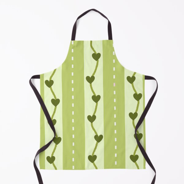 Item preview, Cute green Vertical Stripes and Wavy Heart Seamless Pattern Background designed and sold by Manyart13031992.