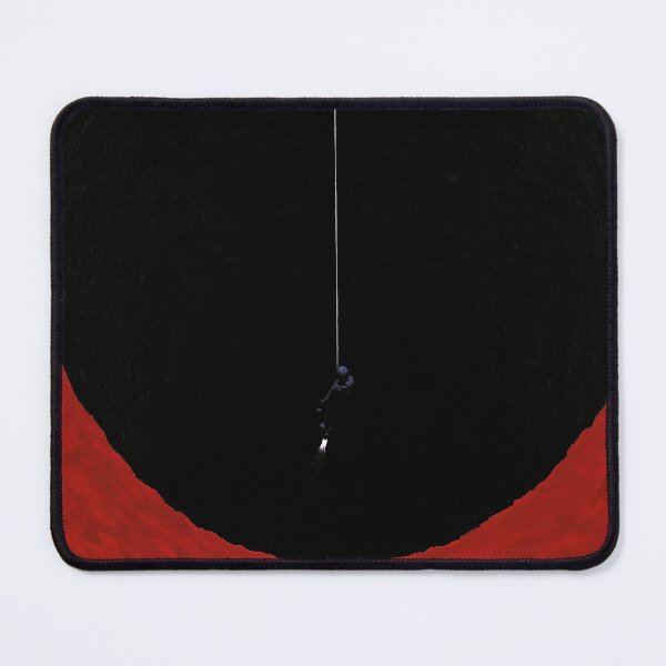 Item preview, Cave Exploration Abseil Descent Dark Minimalist Void Art designed and sold by LivingTwice.