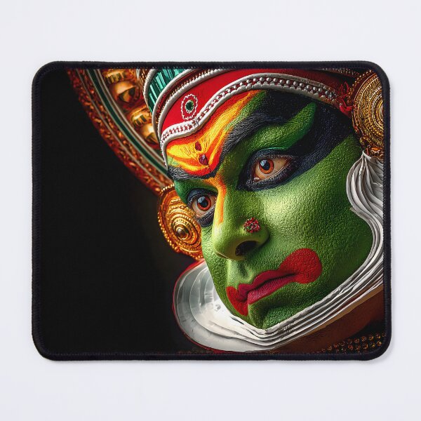 Item preview, Majestic Kathakali Performer in Traditional Attire designed and sold by Artessie.