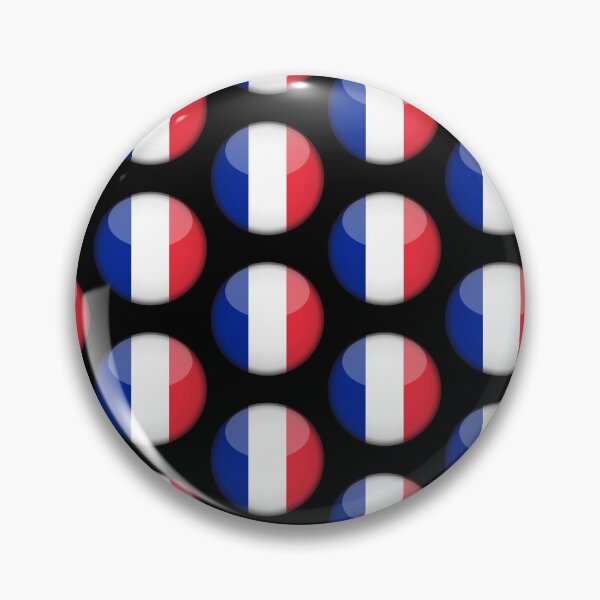 Item preview, French 3D Round Flag France Pride Design designed and sold by yazdogs.