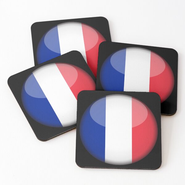 Item preview, French 3D Round Flag France Pride Design designed and sold by yazdogs.