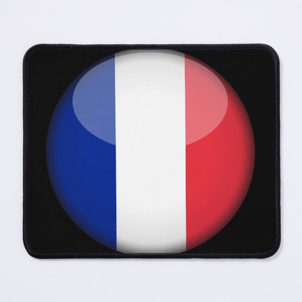 Item preview, French 3D Round Flag France Pride Design designed and sold by yazdogs.