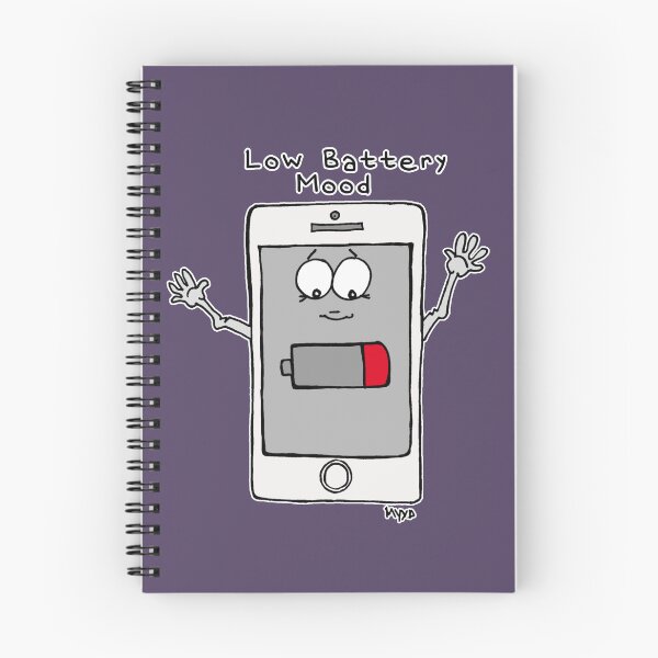 Item preview, Low Battery Mood Sticker | Funny Smartphone Energy Meme designed and sold by MyxaART.