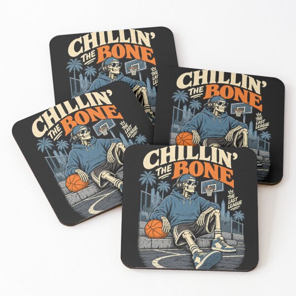 Item preview, Chillin’ The Bone – Skeleton Basketball Streetwear designed and sold by PhilllandArt.