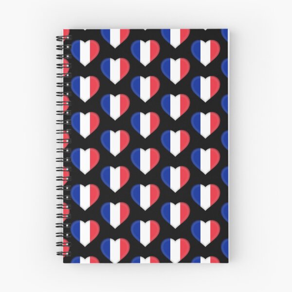 Item preview, French Flag Heart 3D French Love Gift Design designed and sold by yazdogs.