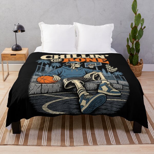 Item preview, Chillin’ The Bone – Skeleton Basketball Streetwear designed and sold by PhilllandArt.