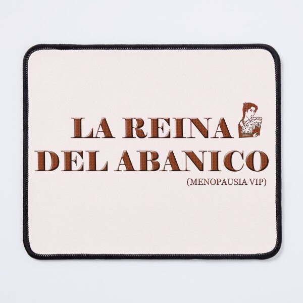 Item preview, La Reina del Abanico 2 - Spanish Menopause Humor designed and sold by Yamy Morrell Art and Design.