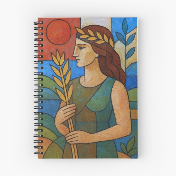 Item preview, Demeter – Greek Goddess of Harvest Painting designed and sold by GalleryKauffeld.