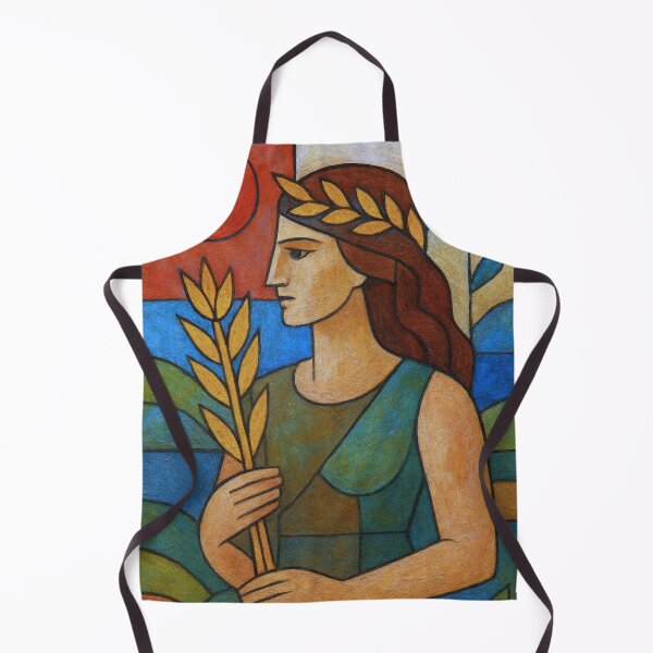 Item preview, Demeter – Greek Goddess of Harvest Painting designed and sold by GalleryKauffeld.