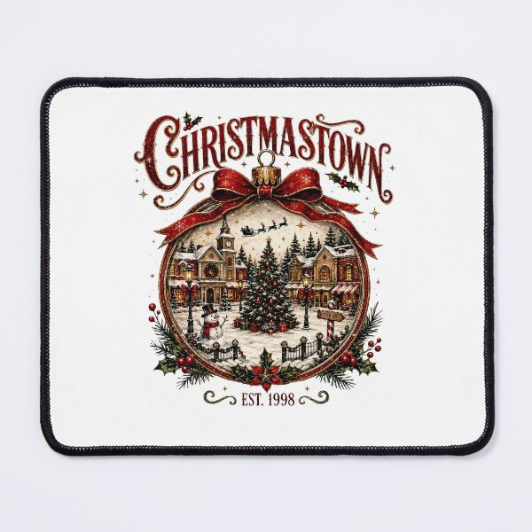 Item preview, Christmastown Holiday Nostalgia Ornament Design designed and sold by ostenlee.