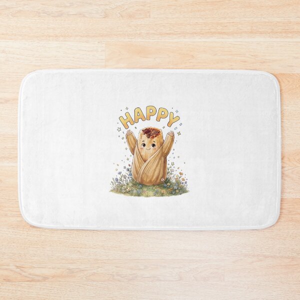 Item preview, Cute and Happy Tamale in a Flower Garden designed and sold by Anthonellatk.