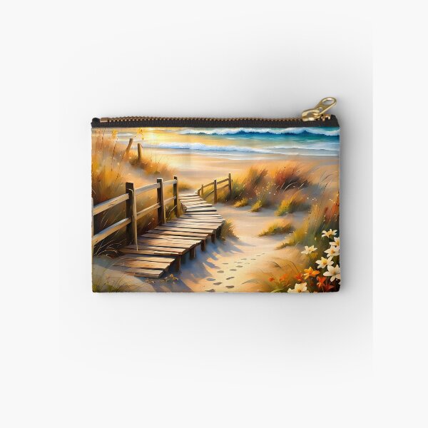 Item preview, Bright Watercolor Sunset Beach designed and sold by ByNicoleSara.