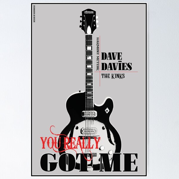 Artikelvorschau, DAVE DAVIES entworfen und verkauft von Ruin! Music.
