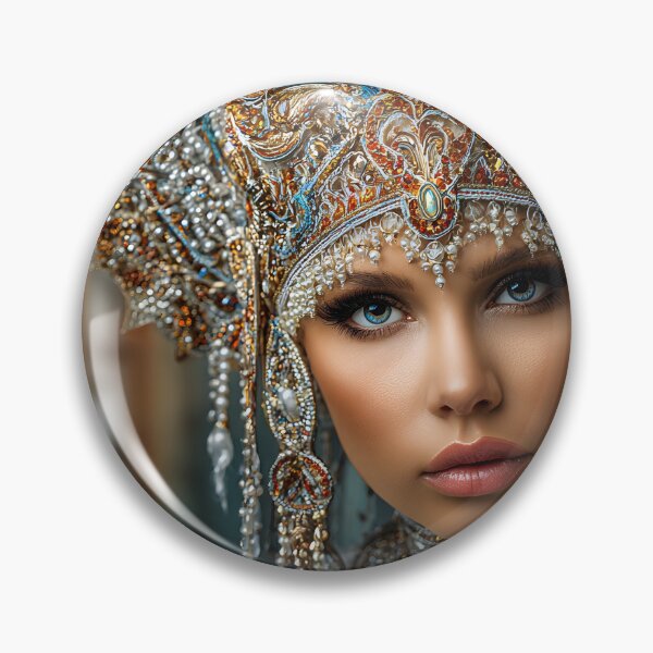 Item preview, Enchanting Beauty in Traditional Ornate Attire designed and sold by Artessie.