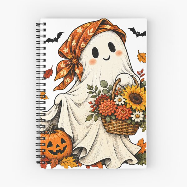 Item preview, Floral Ghost Halloween Sunflower Plaid Bow Patchwork designed and sold by OUICHA.