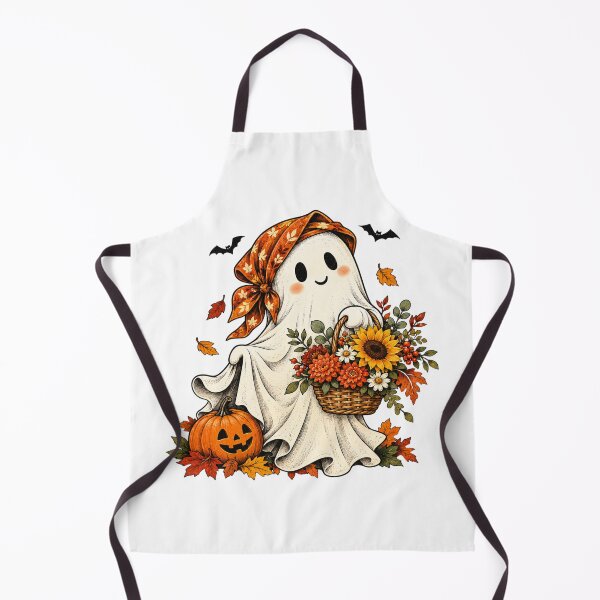Item preview, Floral Ghost Halloween Sunflower Plaid Bow Patchwork designed and sold by OUICHA.