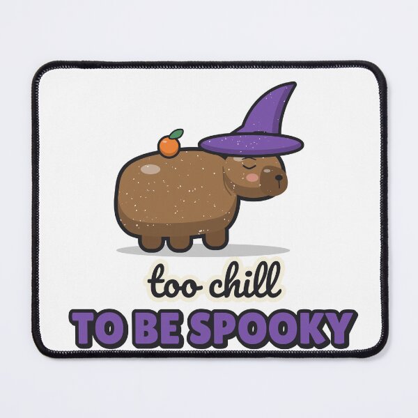 Item preview, Too Chill to Be Spooky - Capybara Witch Halloween designed and sold by BooAndBloomCo.