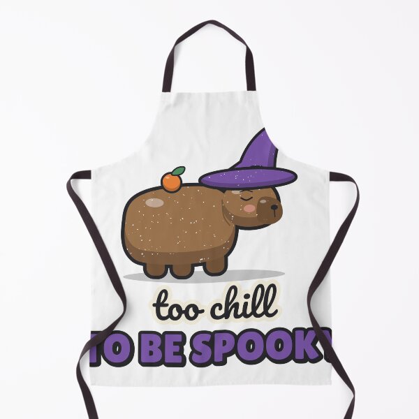 Item preview, Too Chill to Be Spooky - Capybara Witch Halloween designed and sold by BooAndBloomCo.