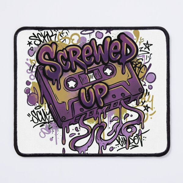 Item preview, Screwed Up — Warped Cassette Graffiti Art designed and sold by hamza19911991.