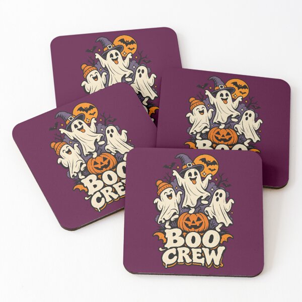 Item preview, Boo Crew Cute Retro Halloween Ghosts designed and sold by SVox.