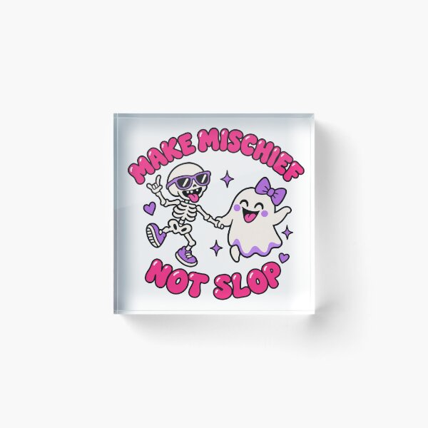 Item preview, Make Mischief Not Slop designed and sold by MysticPastels.