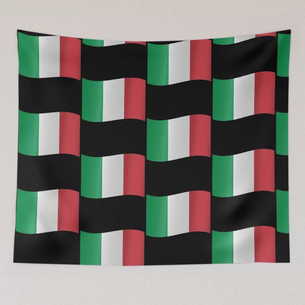 Item preview, Italian Waving Flag Italy Pride Design designed and sold by yazdogs.