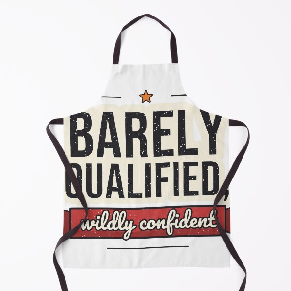 Item preview, Barely Qualified, Wildly Confident - Funny Saying designed and sold by BooAndBloomCo.