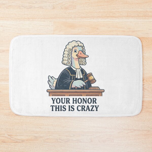 Item preview, "Your Honor, This Is Crazy"  Funny Animal Judge Sticker designed and sold by Wildlife Wonders.