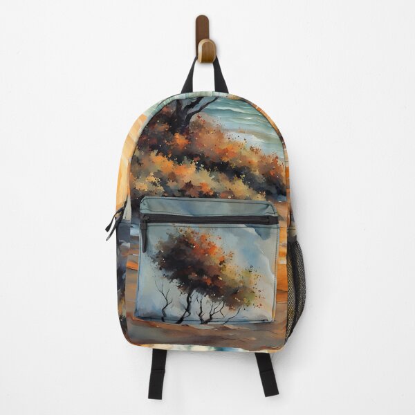 Item preview, Surreal Ocean Sunset Painting designed and sold by ByNicoleSara.