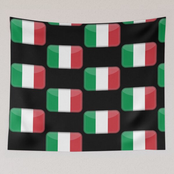 Item preview, Italian 3D Flag Italy Pride Design designed and sold by yazdogs.