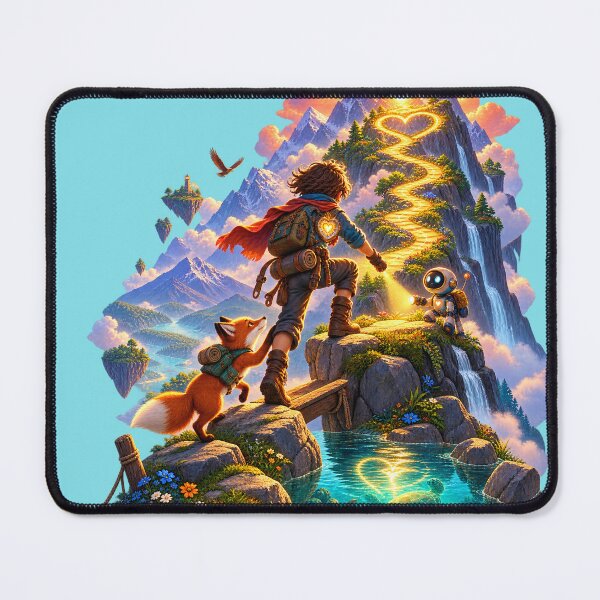 Item preview, Kindness Is the Greatest Adventure Fantasy Art designed and sold by ADEL MASSRY (AM)©.