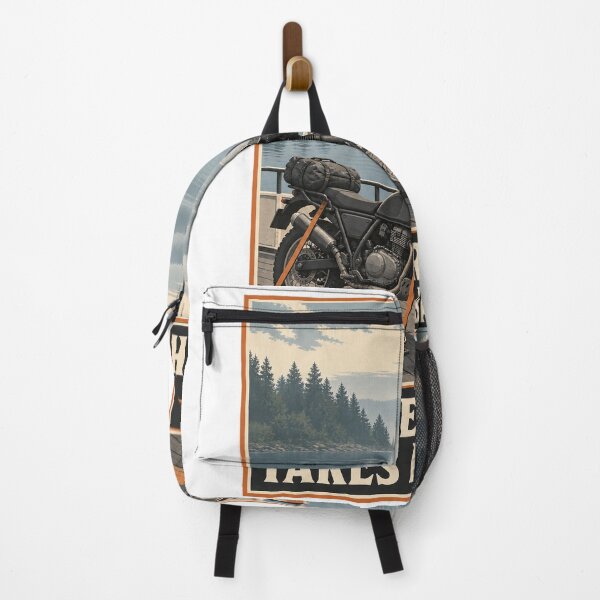 Item preview, The Ride Takes a Breath – Motorcycle Ferry Art designed and sold by TorqueTheoryLab.